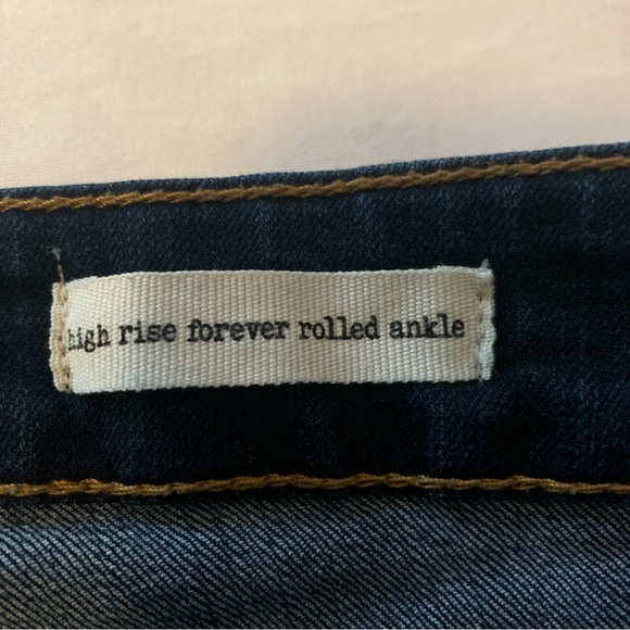 Jessica Simpson High Rise Forever Rolled Ankle Dark Wash Womens Jeans Si… - Picture 5 of 8